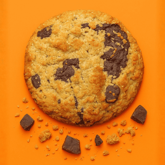 Galleta de trozos de chocolate semiamargo