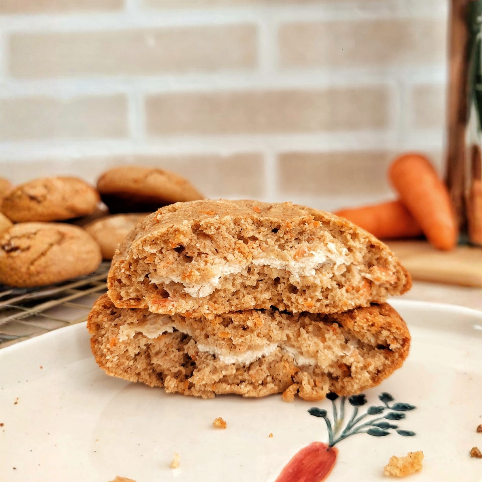 Megacookie de Carrot Cake