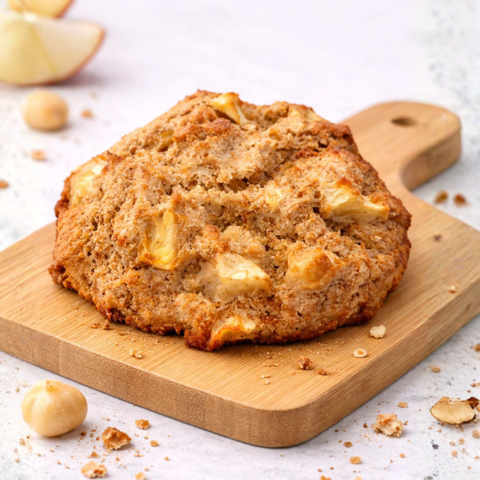 Megacookie de Manzana, Macadamia y Canela