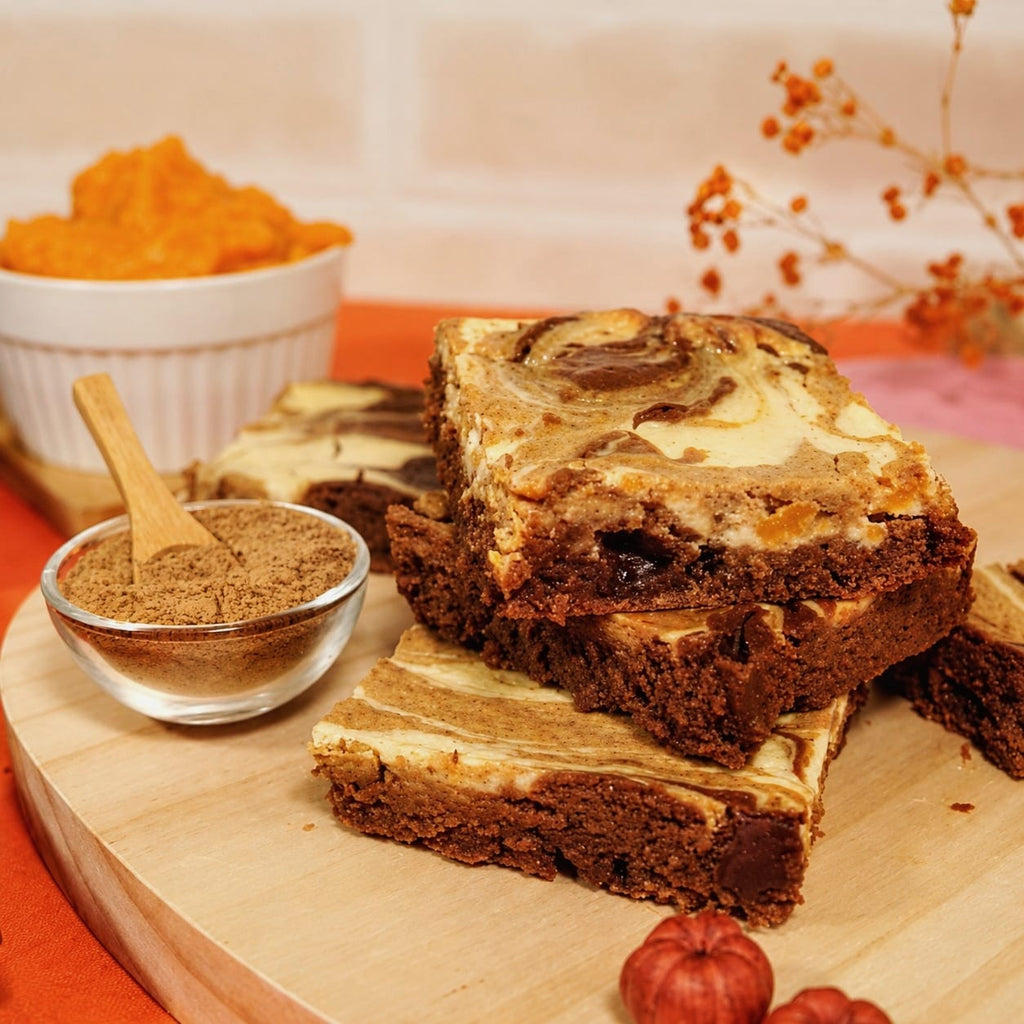 Pumpkin Cheesecake Brownie