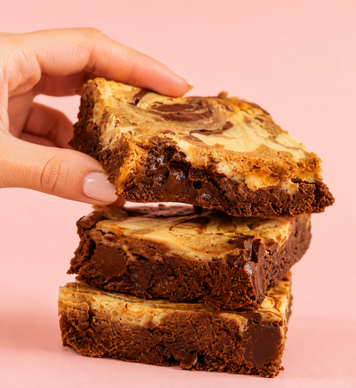 Brownies de pumpkin cheesecake